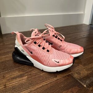Nike Air 270 - pink, black, and white